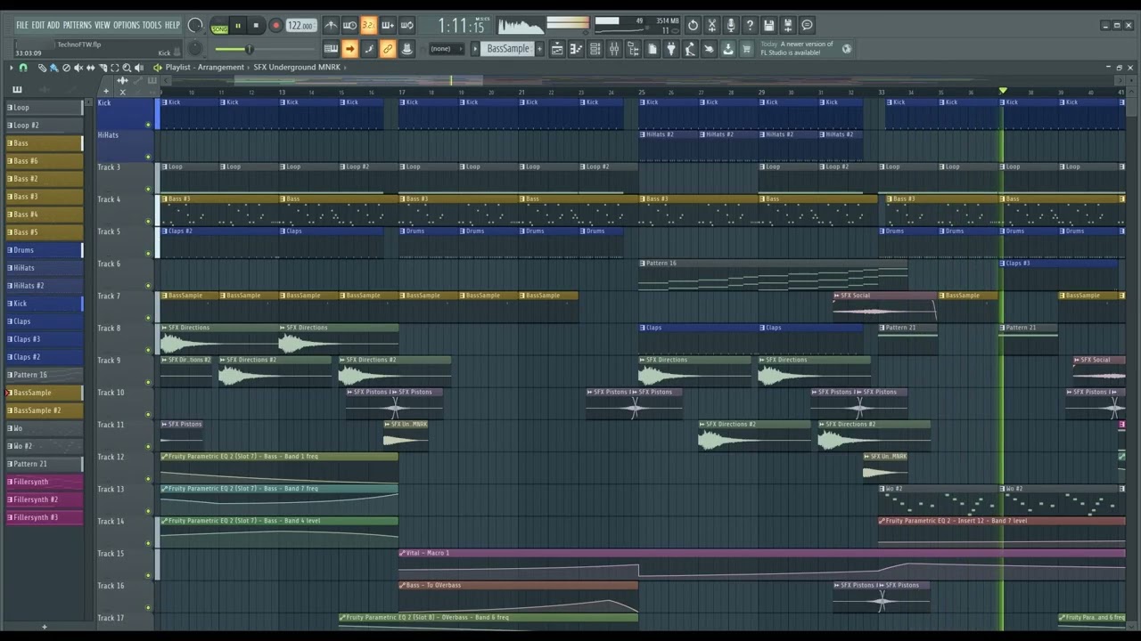 Woke up feeling like making TECHNO