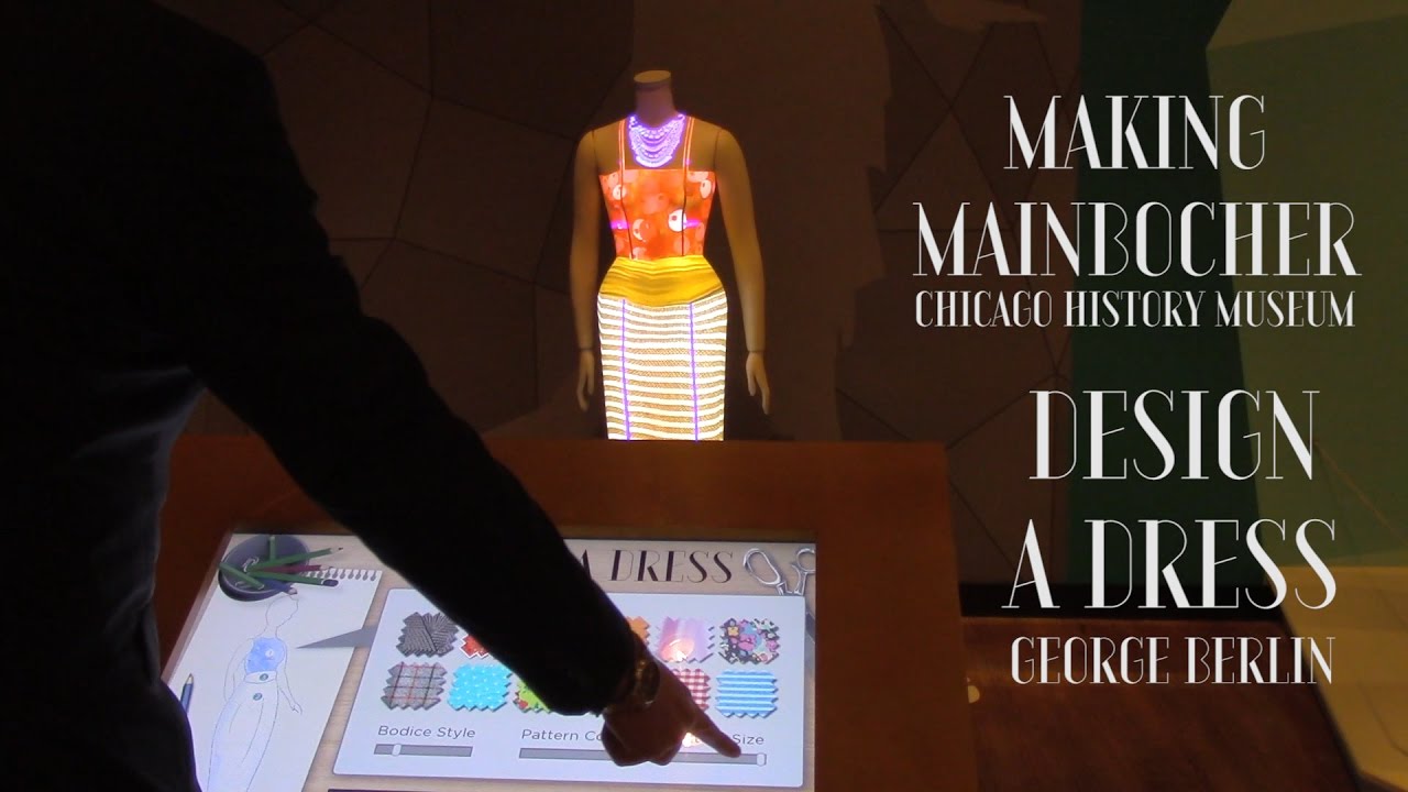 Museum Interactive Projection Mapping Dress George Berlin