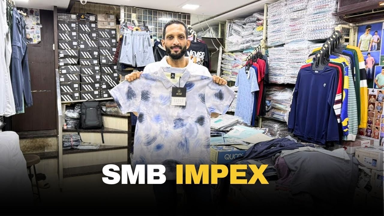 MOIZ BHAI TSHIRT / Cheapest Tshirt In Mumbai / Biggest Tshirt Sample House / SMB IMPEX 