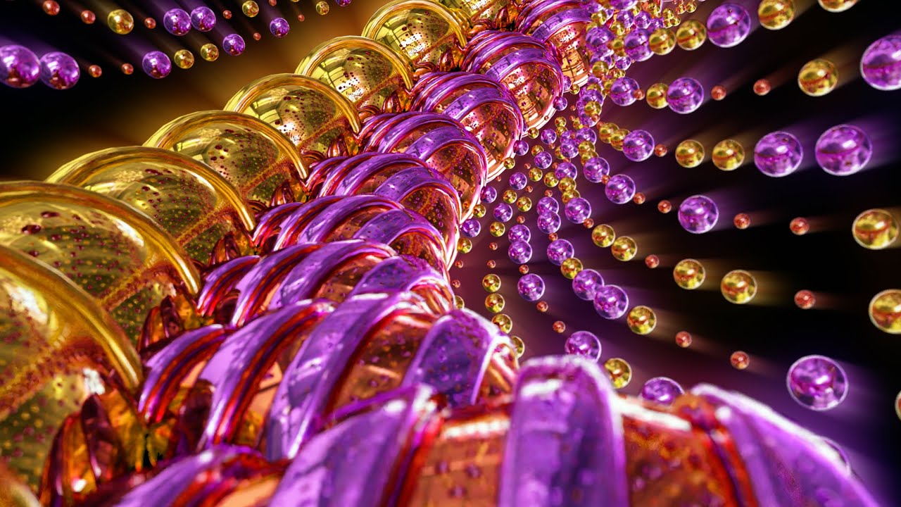LED Wall Background - VJ Loop 3D Motion Lux | 3D FRACTAL FLAME