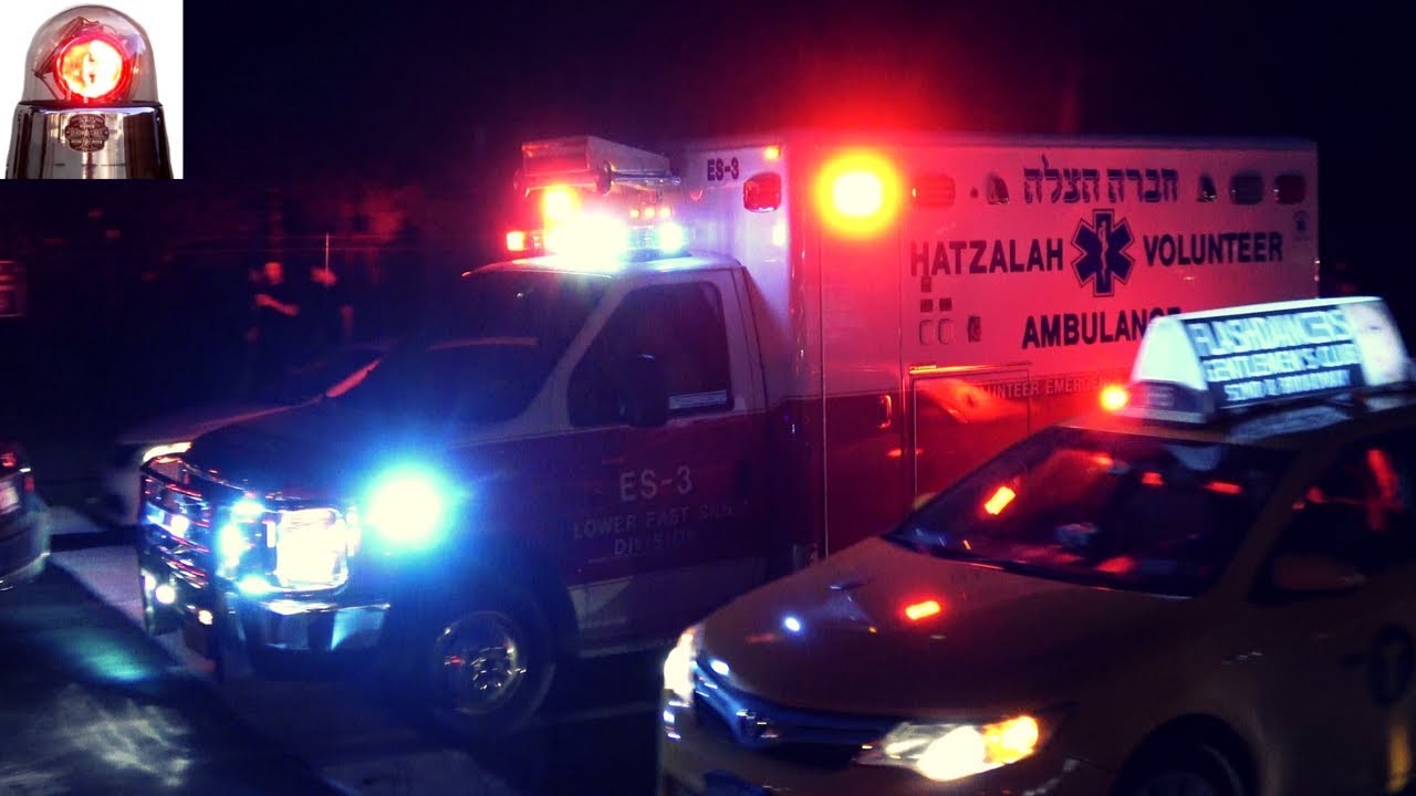 Ambulance Responding with Heavy Air Horns + Hi Lo in New York City