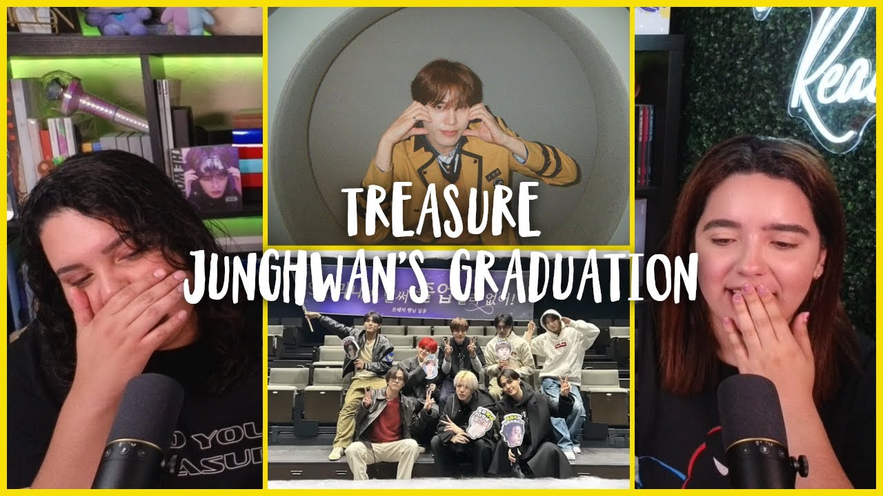 This was so SWEET! 😭 Reacting to TREASURE Junghwan's Graduation | Ams & Ev React