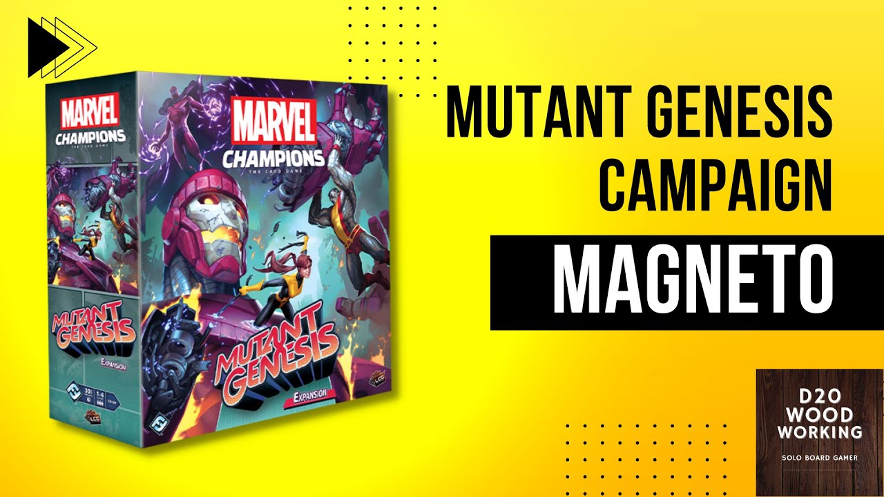 Magneto Scenario vs. Shadowcat - Marvel Champions Mutant Genesis