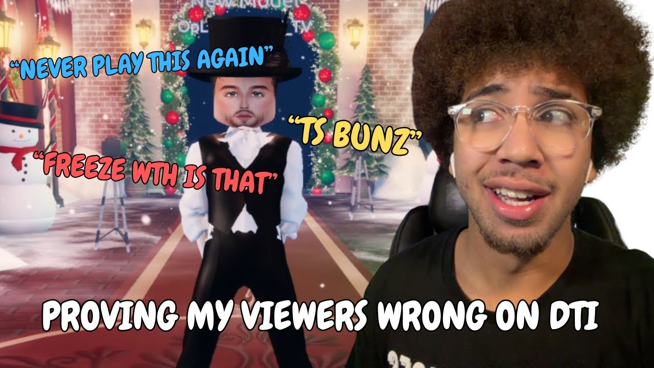 PROVING MY VIEWERS WRONG ON DRESS TO IMPRESS XD