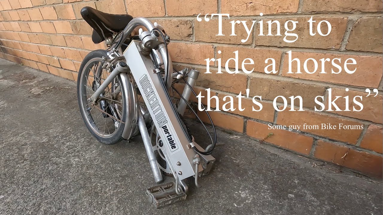 Is this the strangest folding bike? The Bickerton Portable