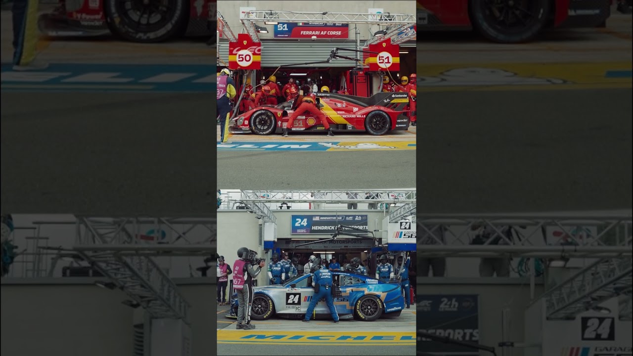 Hypercar 🆚 Nascar - pitstop comparison 👀