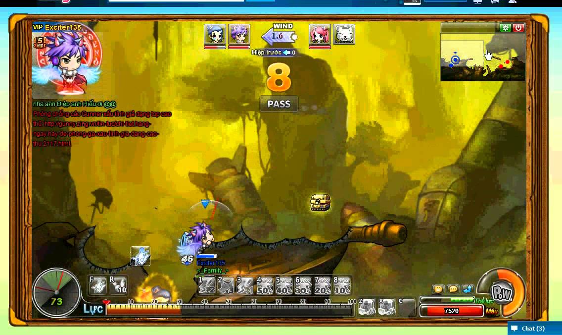 [GUNNY] Boomerang vs Thương Cổ + Minotaure