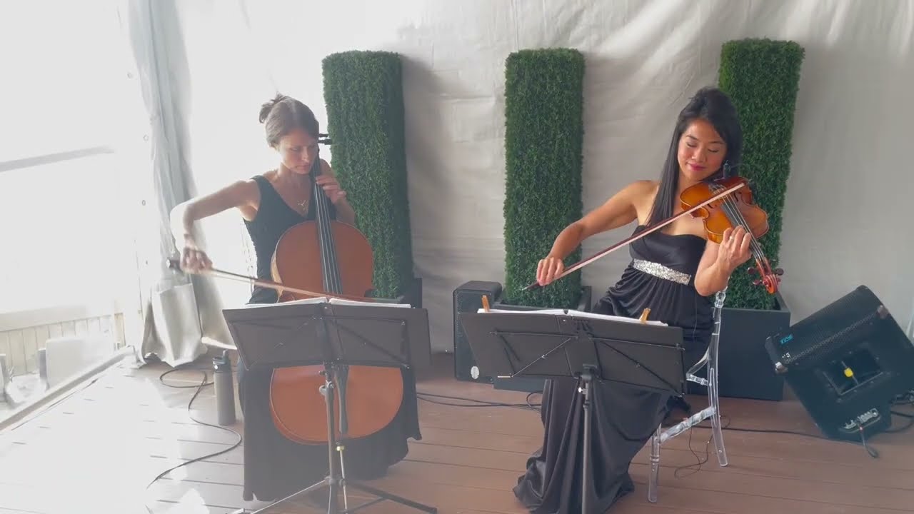 StereoFlavour String Duo plays Perfect | Toronto Wedding Band & Event Entertainment