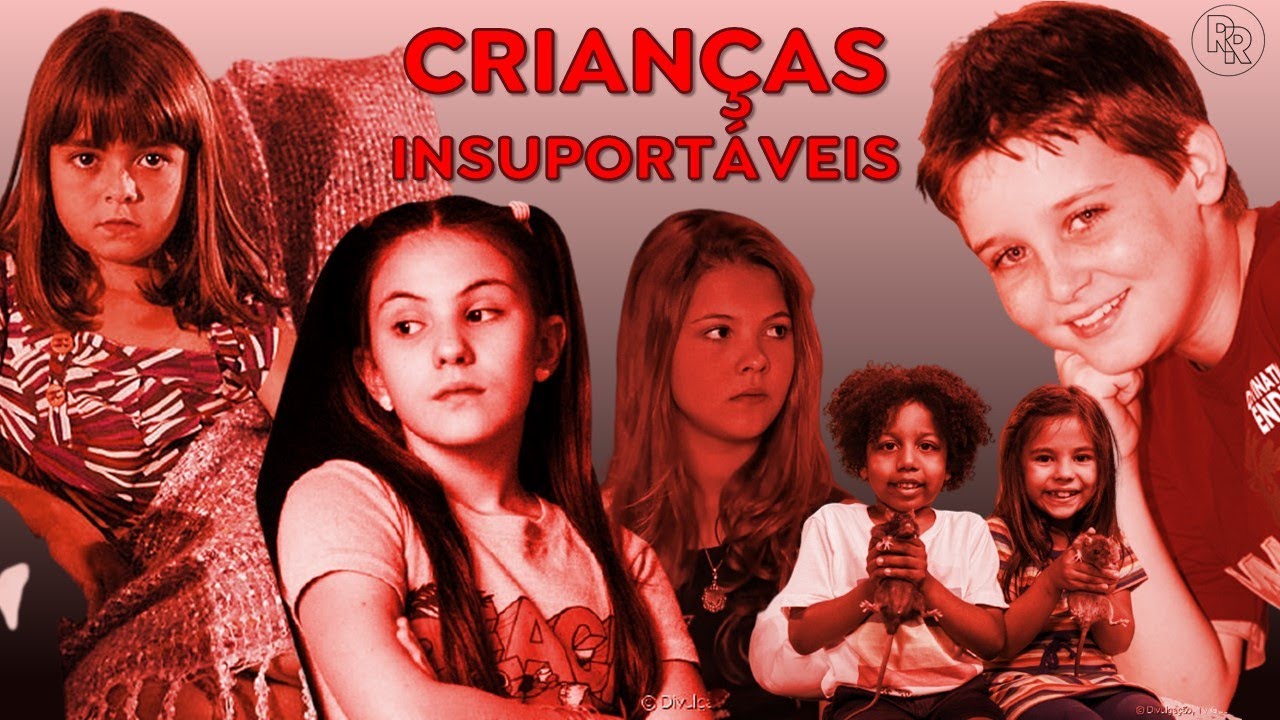 CRIANÇAS VILÃS e INSUPORTÁVEIS nas NOVELAS!