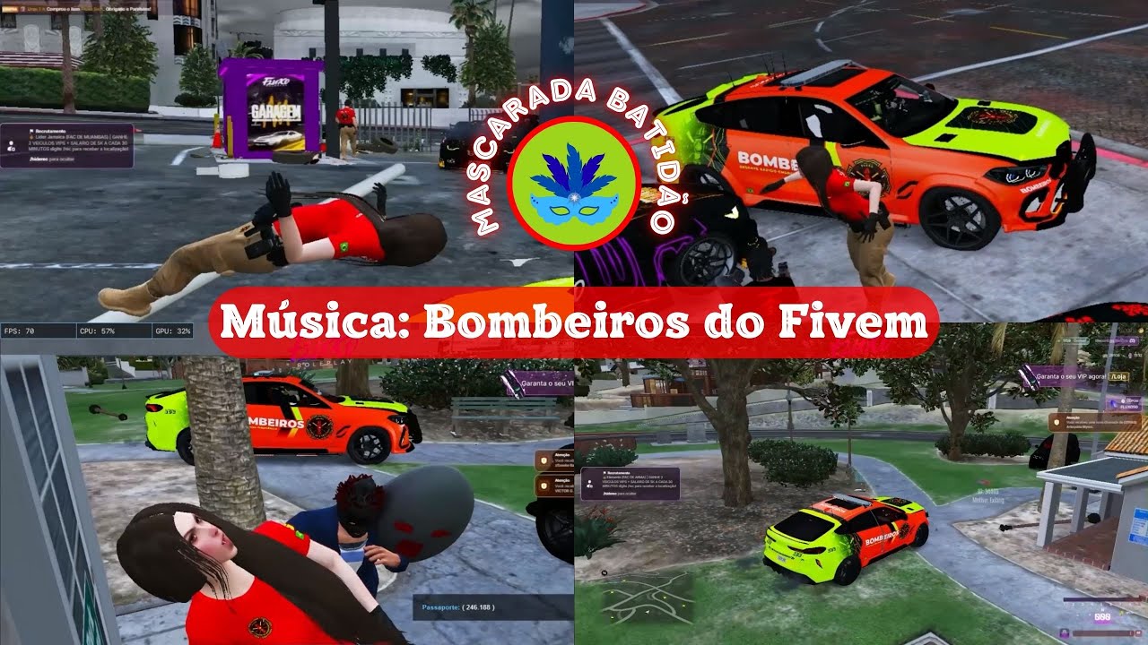 MASCARADA BATIDÃO | Bombeiros do Fivem