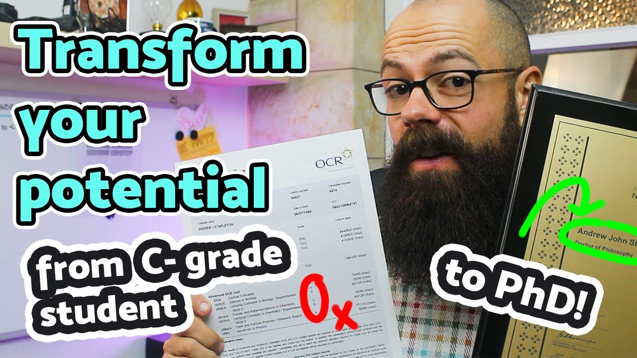 How to transform from C grade student to PhD (like me!)