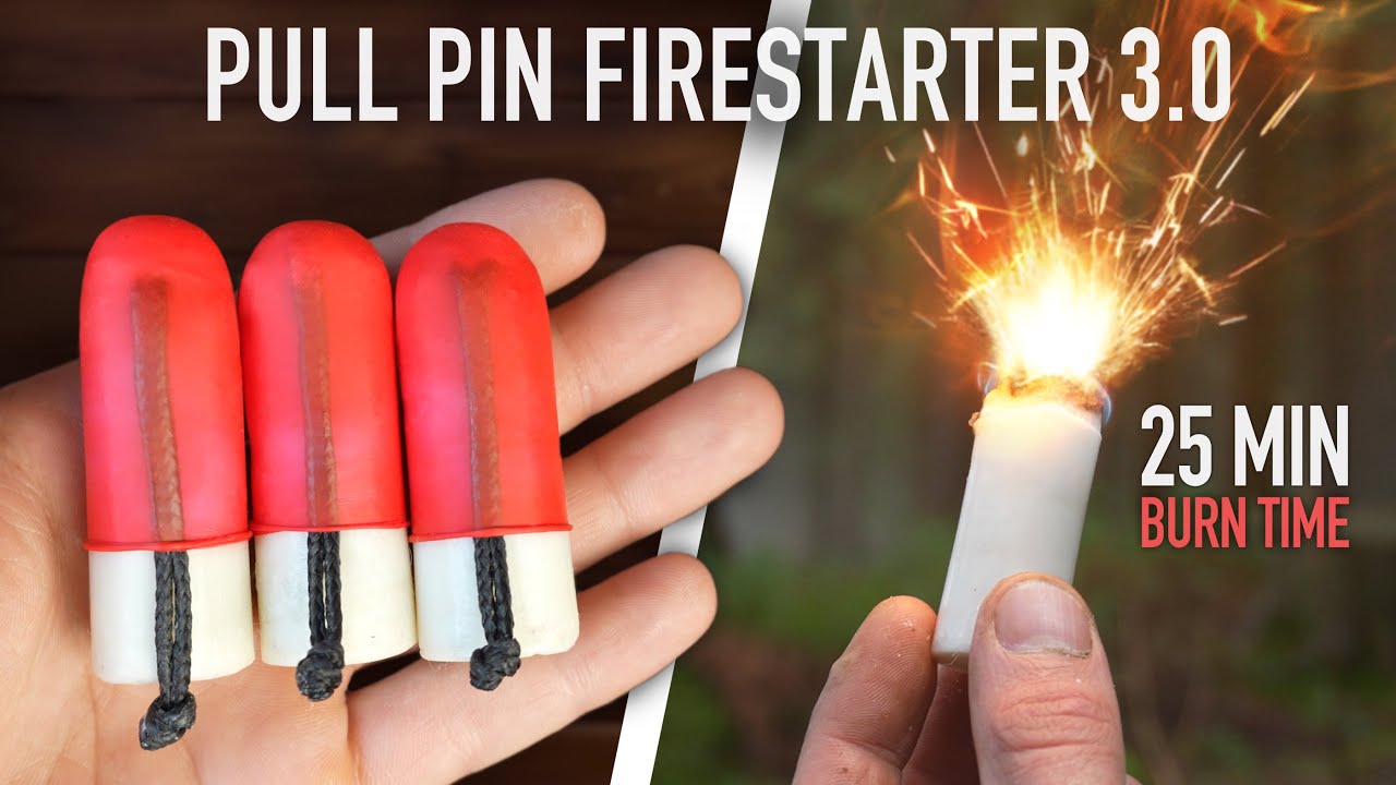How To Make The Ultimate Survival Pull Pin Firestarter – 3.0 Extreme Edition