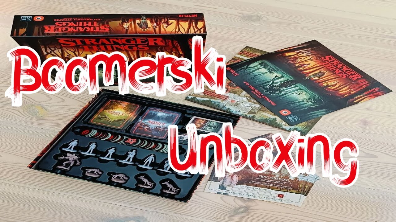 Unboxing Stranger Things Po Drugiej Stronie