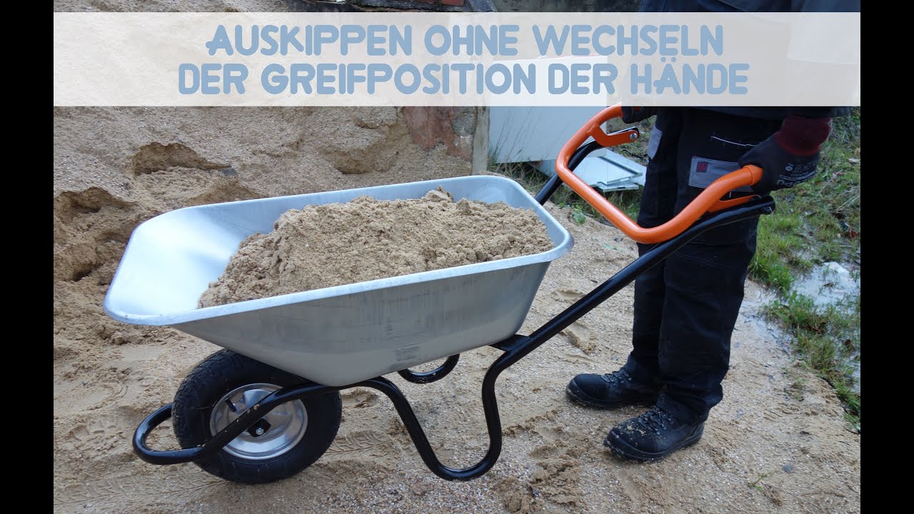 Expert 120 Reno Up : die Schubkarre mit Auskippgriff