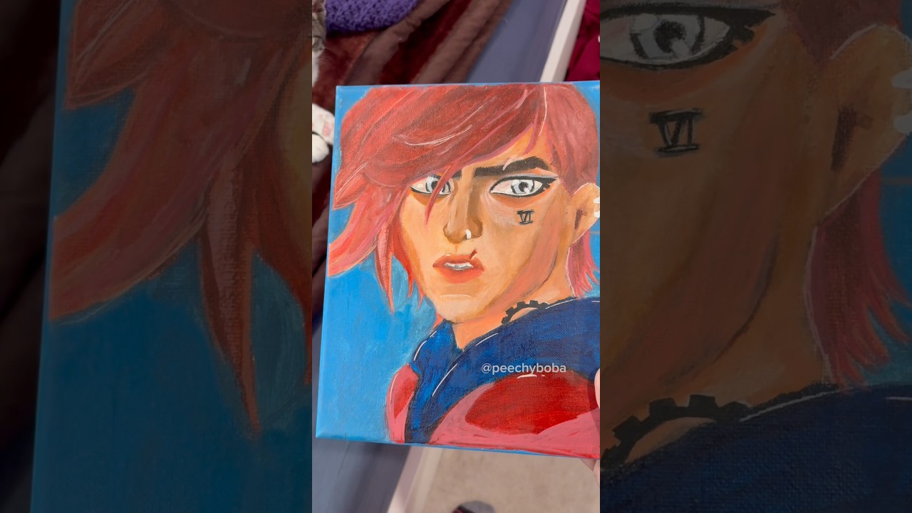 revealing my art pt. 3 #arcane  #viarcane  #painting #caitvi