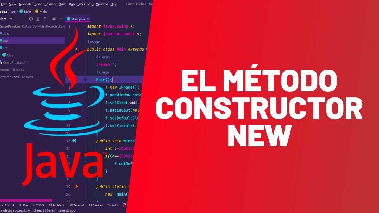 El método CONSTRUCTOR NEW - MÁSTER EN JAVA - #18