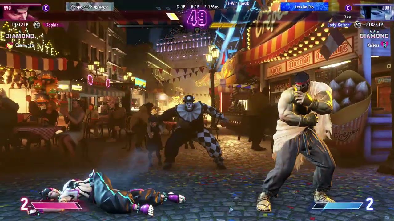 Street Fighter 6 Yuridia loka y pndj [pos... estaba bueno el tiro xD]