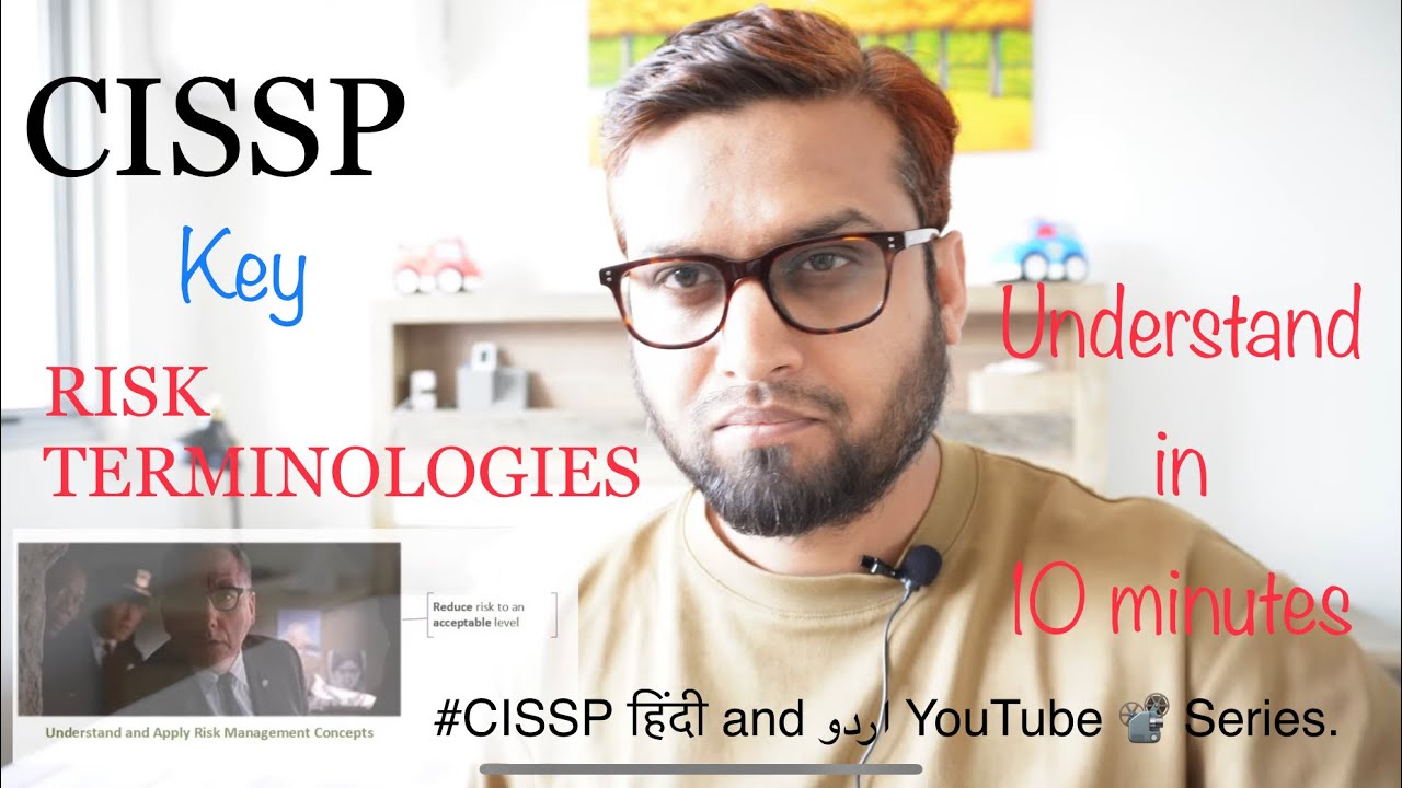 #CISSP Hindi/Urdu Shorts 3 - Quickly understand Risk Terminologies used in Domain1 for #cissp exams