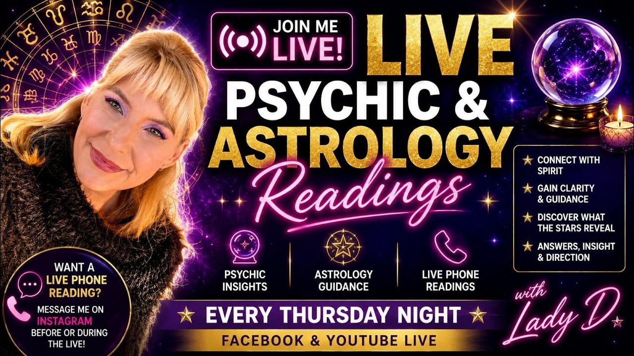 🔮 LIVE Psychic & Astrology Readings This Thursday! 🔮