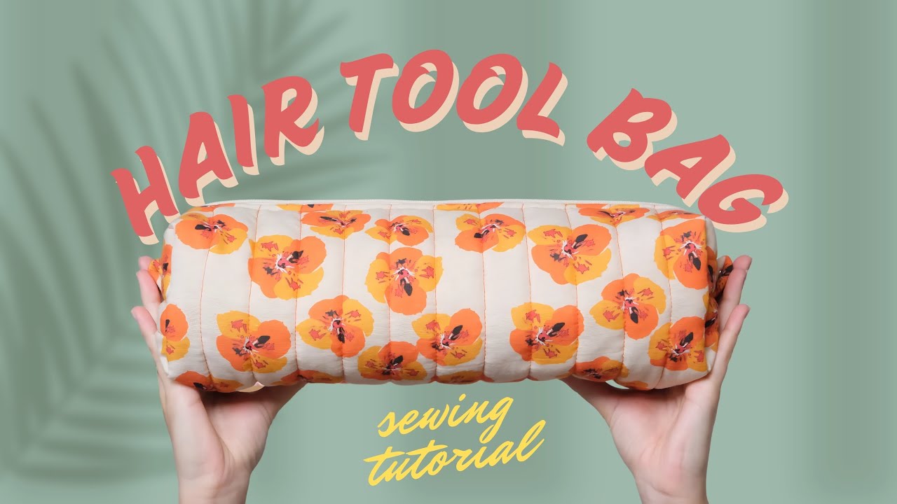 How to Sew Your Own HAIR TOOL BAG | DIY Travel Case for Dyson Airwrap | Bestseller Pattern on Etsy