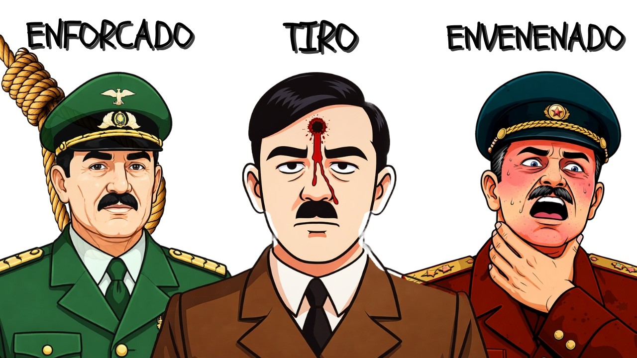 Como morreram os maiores ditadores da história!