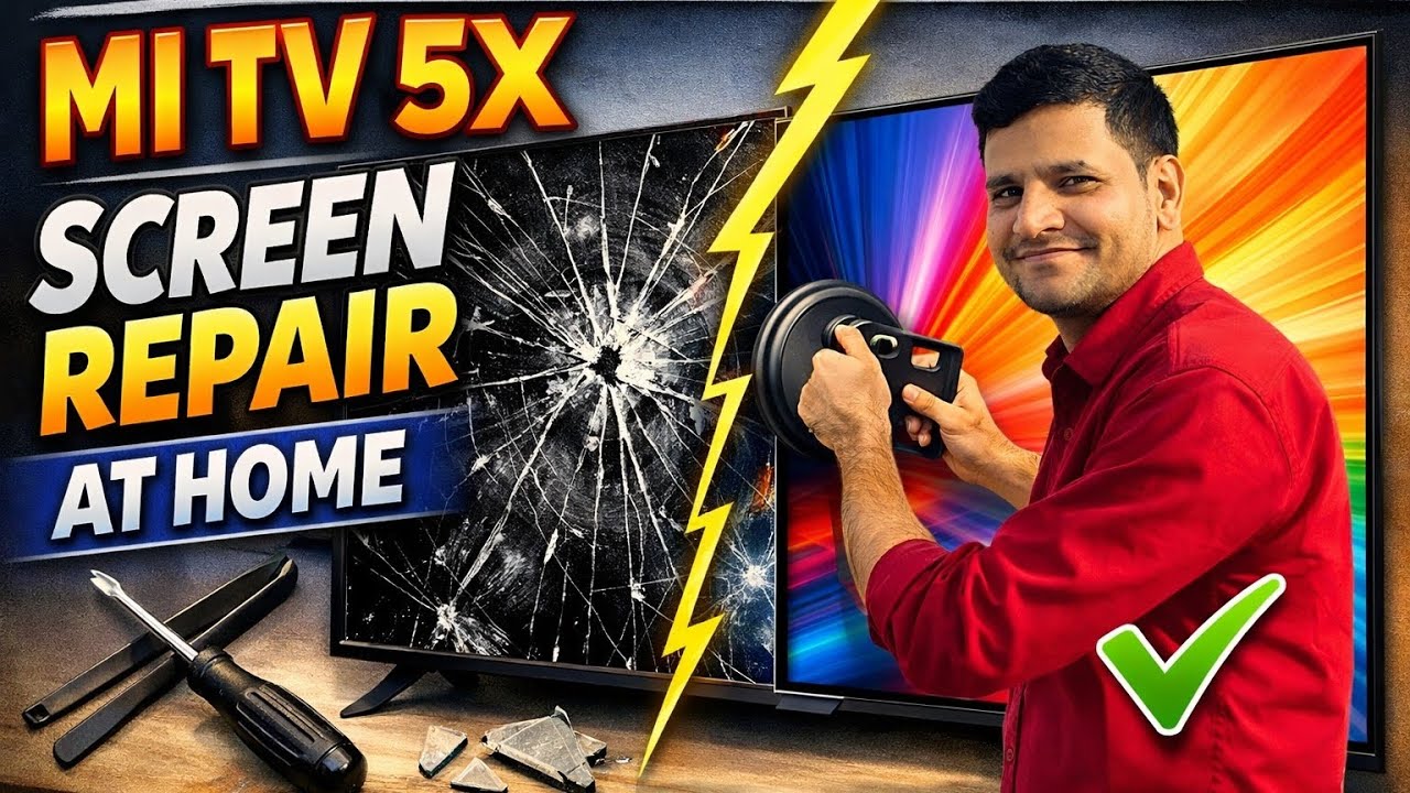 Mi TV 5X की खराब स्क्रीन को घर पर ठीक करने का आसान तरीका 
