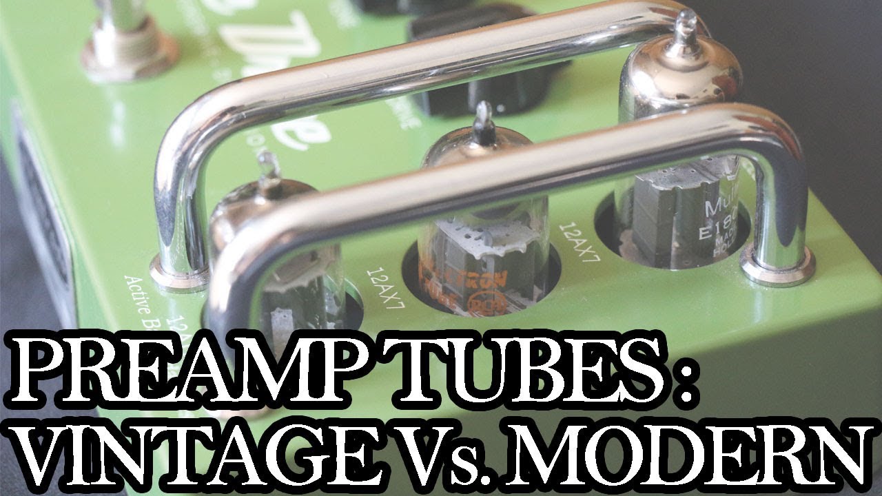 Preamp Tubes: Vintage Vs. Modern (in Effectrode TD-2A Tube Drive)