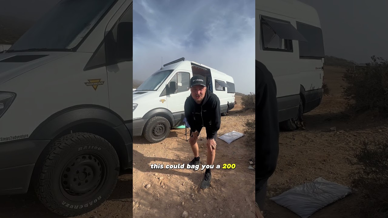 DON&rsquo;T do this in Spain🚫🚐 #vanlifeeurope #vanlifespain