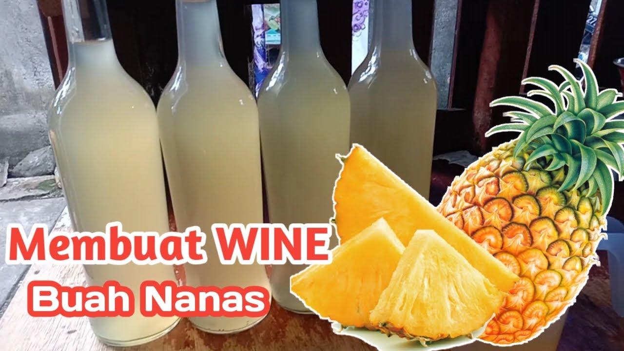 Membuat WINE Buah Nanas 🍍 Sederhana Rasanya Nendang 💯Ga Pake Ribet