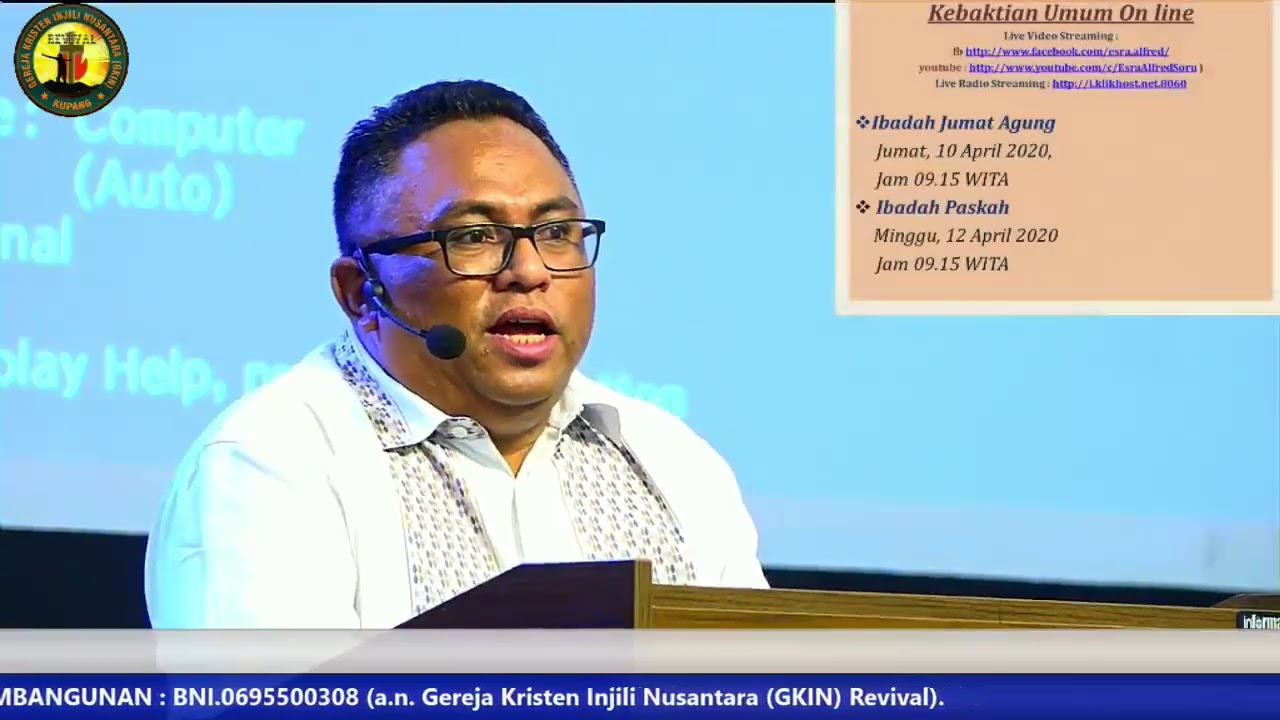 IBADAH  ONLINE GKIN REVIVAL KUPANG