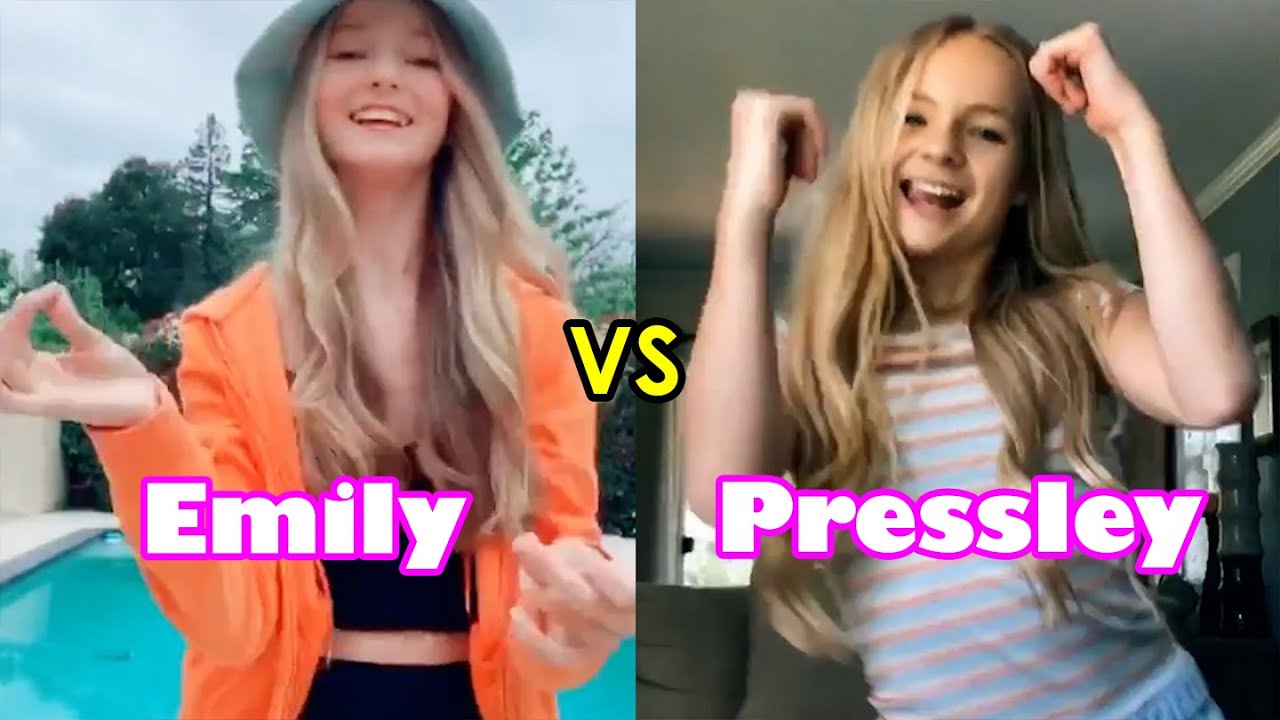 Emily Dobson vs Pressley Hosbach ✨🌠 Tik Tok Dance Compilation