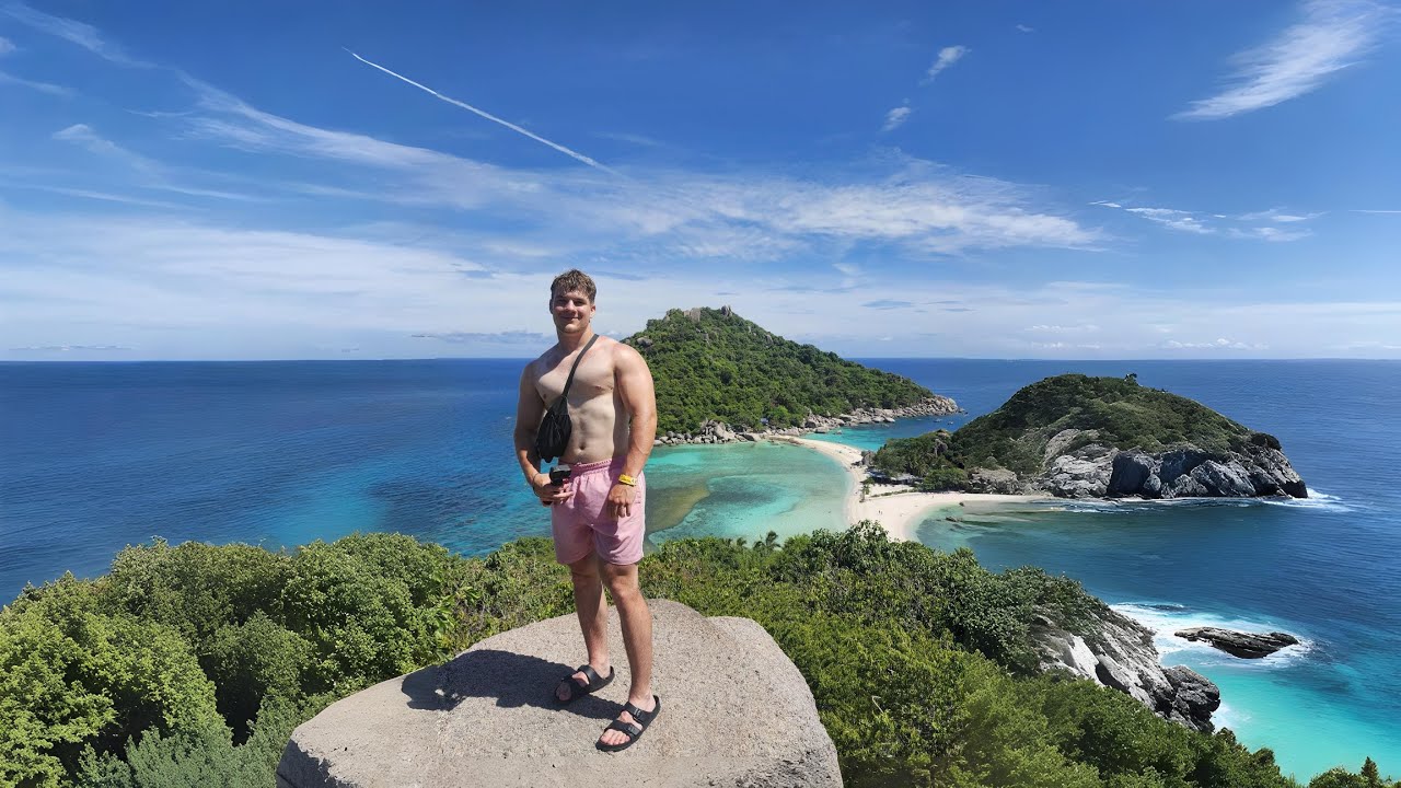 Snorkeling around Koh Nang Yuan in Thailand!