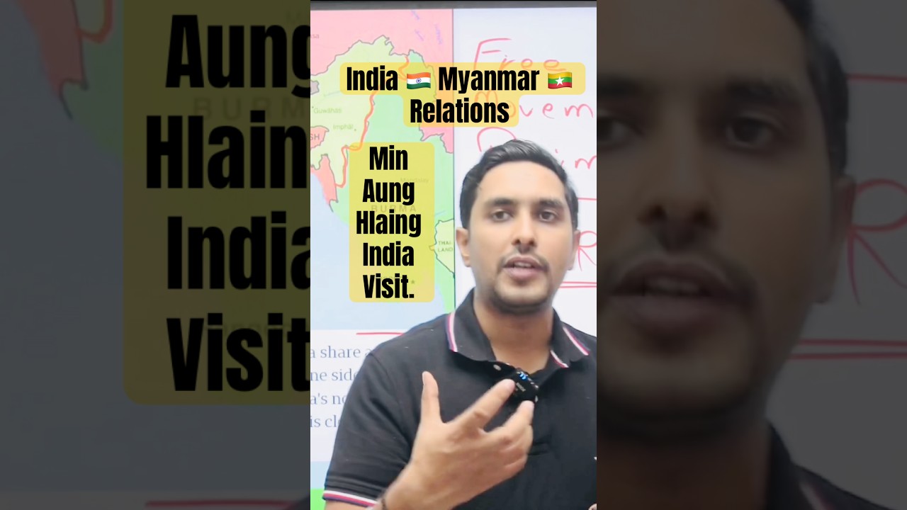 Myanmar President's India Visit Explained | Impact on Northeast Security & China Factor