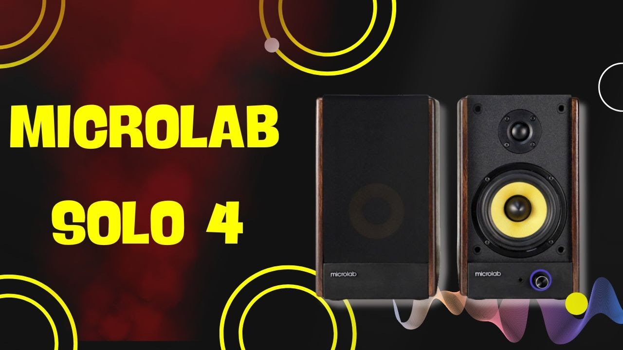 Microlab SOLO 4 - eleganckie drewniane kolumny z niezłym bassem!!!