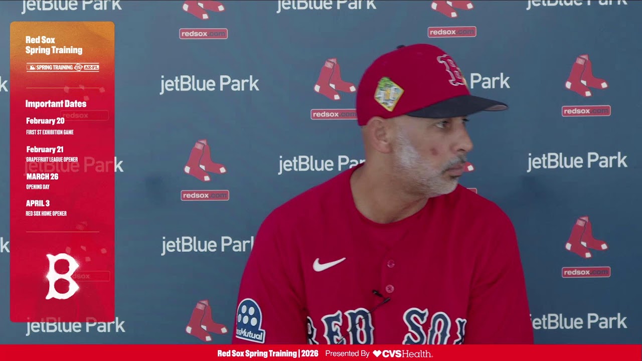 Alex Cora Speaks Live at JetBlue Park