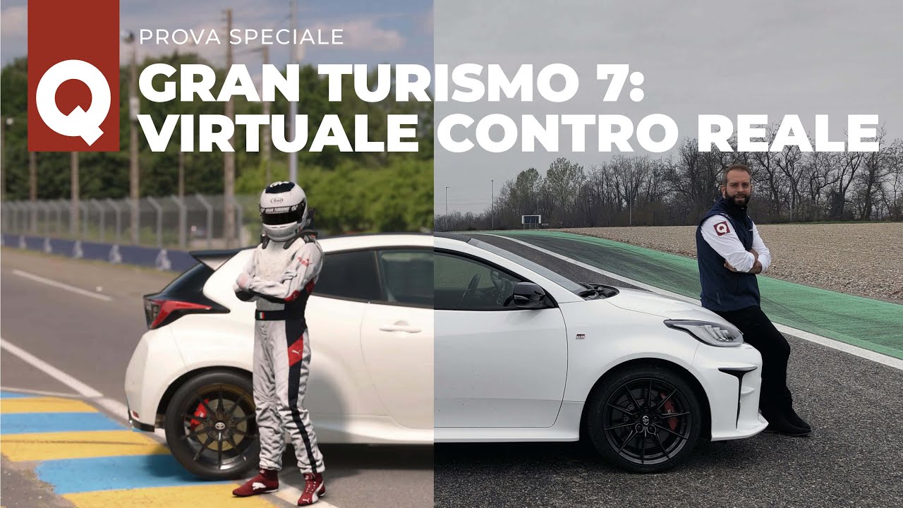 Gran Turismo 7: virtuale contro reale sulla Toyota GR Yaris