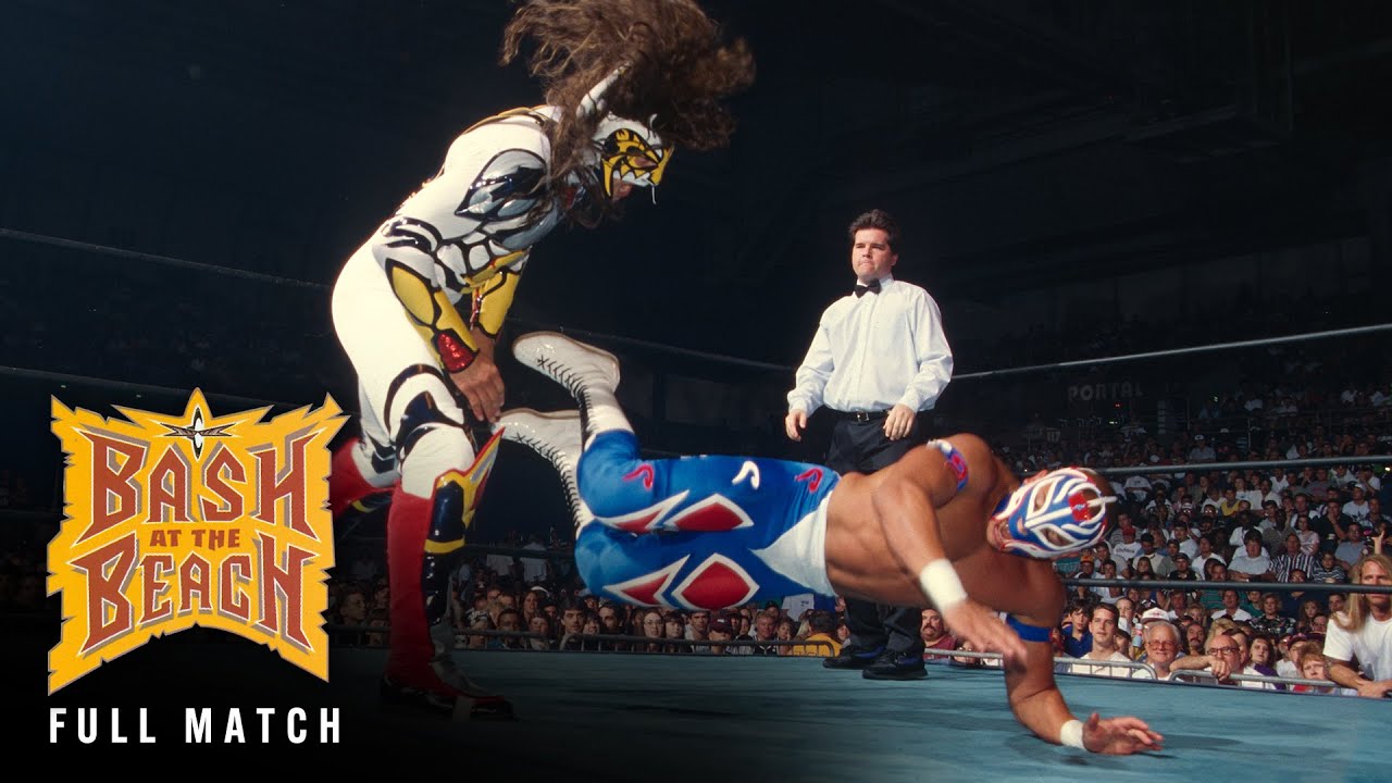 ПОЛНЫЙ МАТЧ: Рей Мистерио-младший против Психозиса: WCW Bash at the Beach 1996