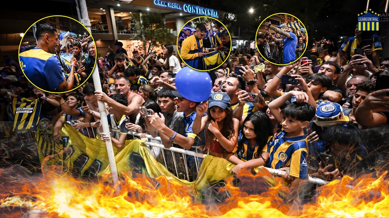 LOCURA CANALLA 🔥 Así recibieron los hinchas de Rosario Central al plantel en Mar del Plata..