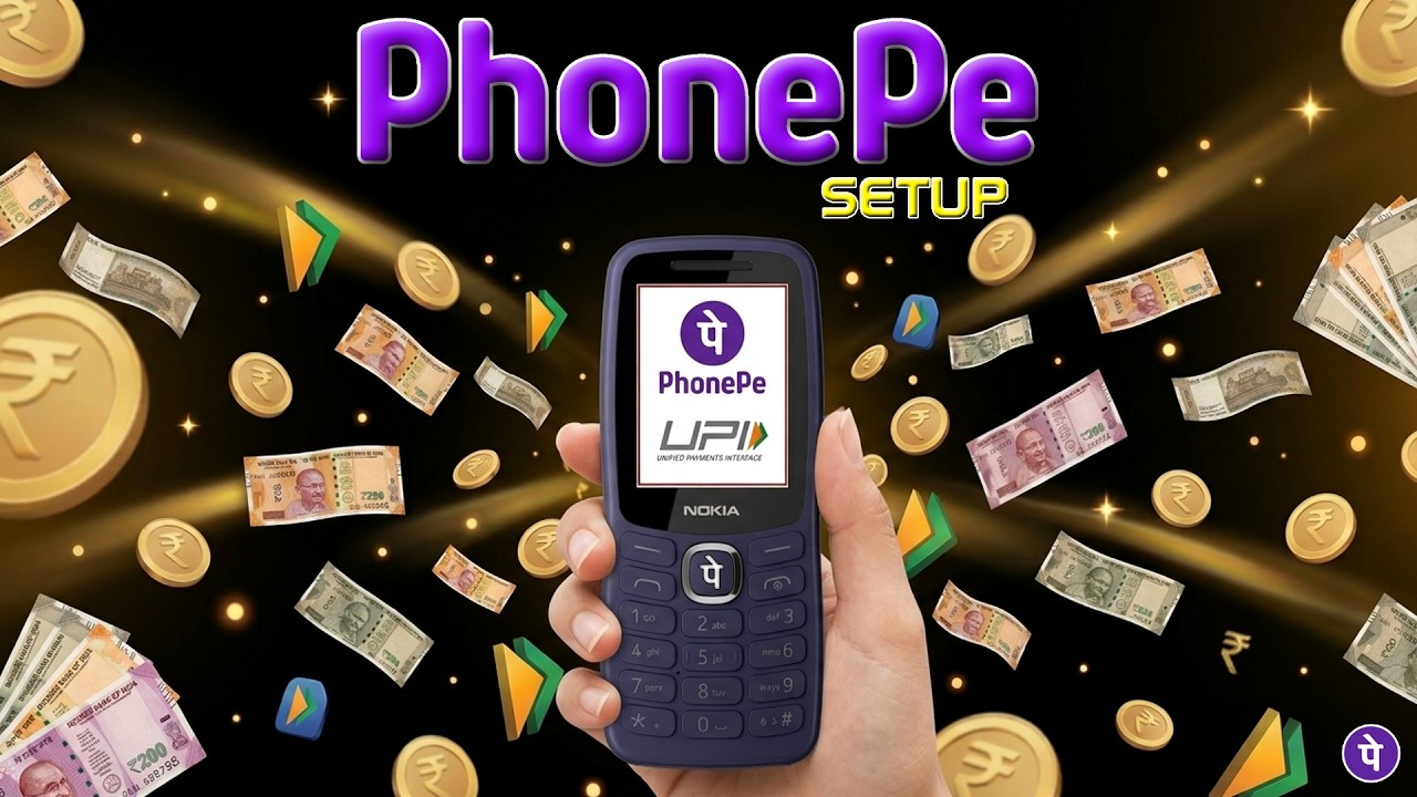 PhonePay UPI Setup in Keypad Phones using Nokia 123 Shield