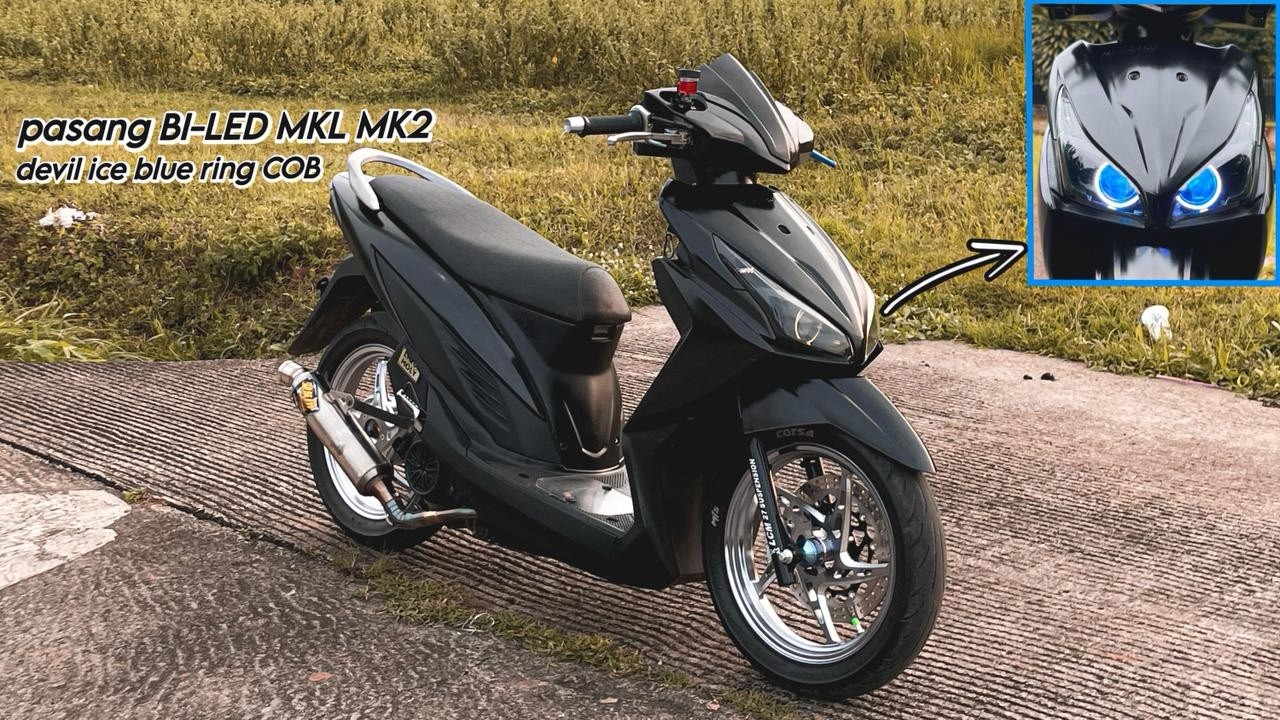 NOVA pake BILED !!! MKL MK2 devil ice blue | vario110fi
