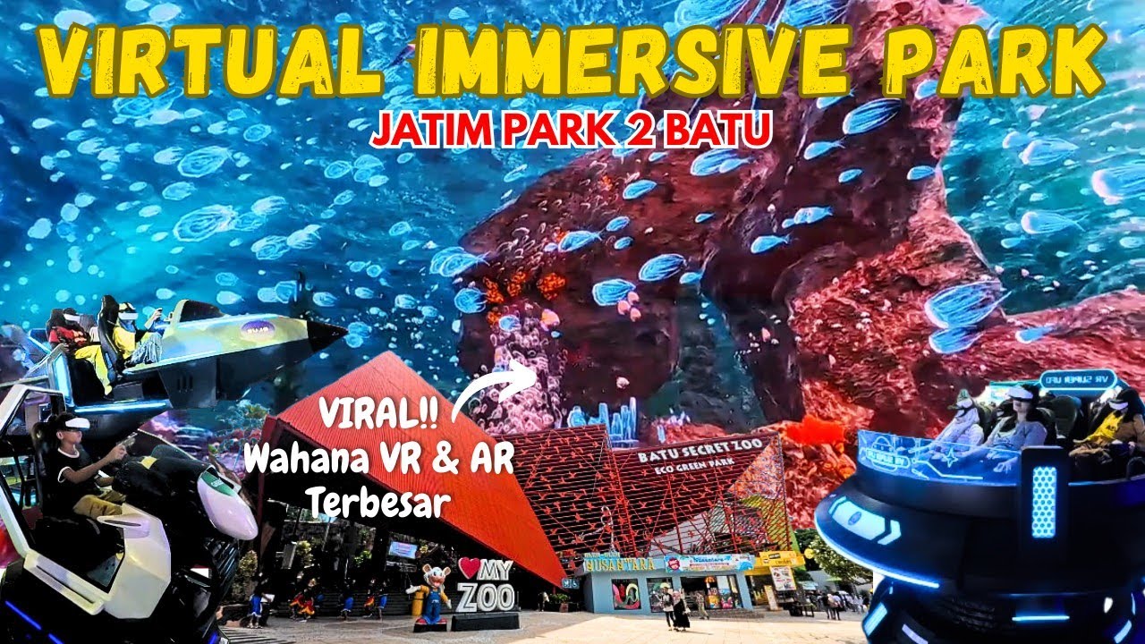 VIRTUAL IMMERSIVE PARK Batu Malang // VIRAL !! Wahana Baru di Jatim Park 2