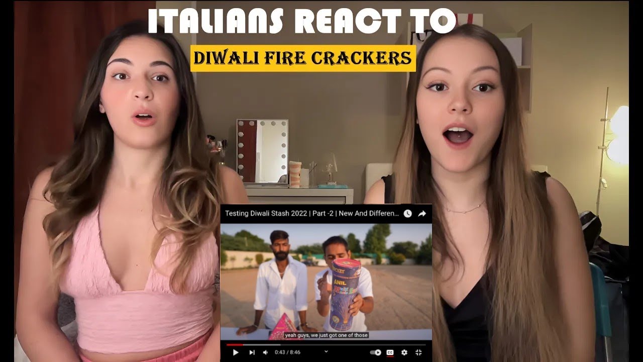 Реакция итальянцев на фейерверк Дивали от Mr. Indian Hacker