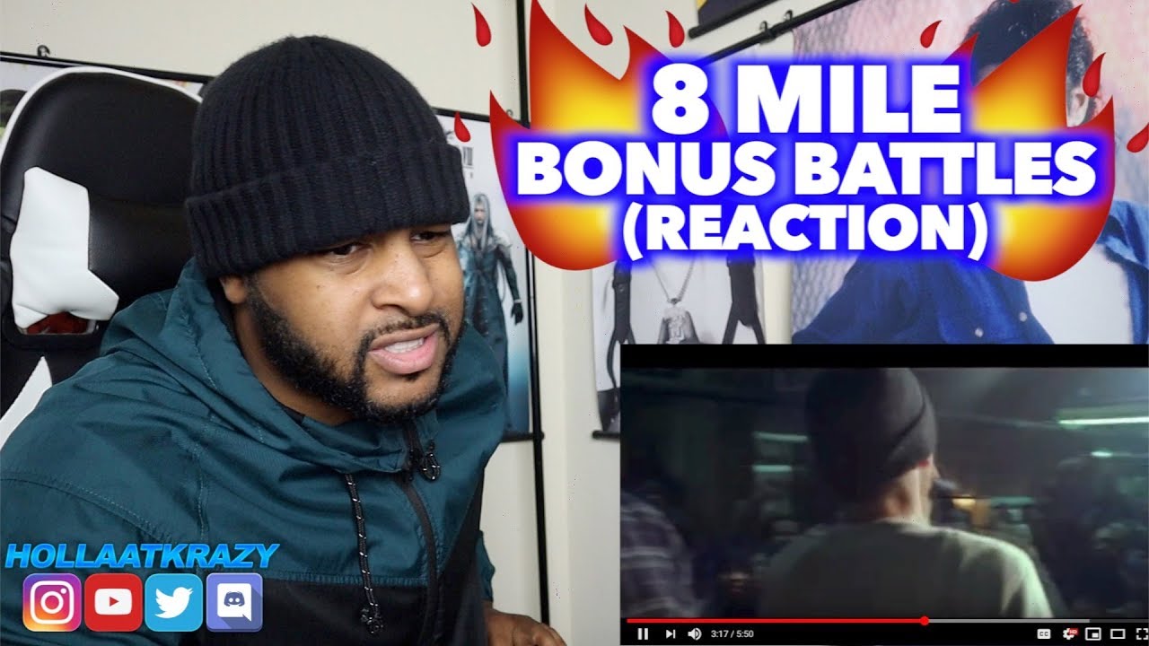 8 MILE BONUS BATTLES | B - RABBIT DESTROYED THEM ALSO | EMINEM REACTION