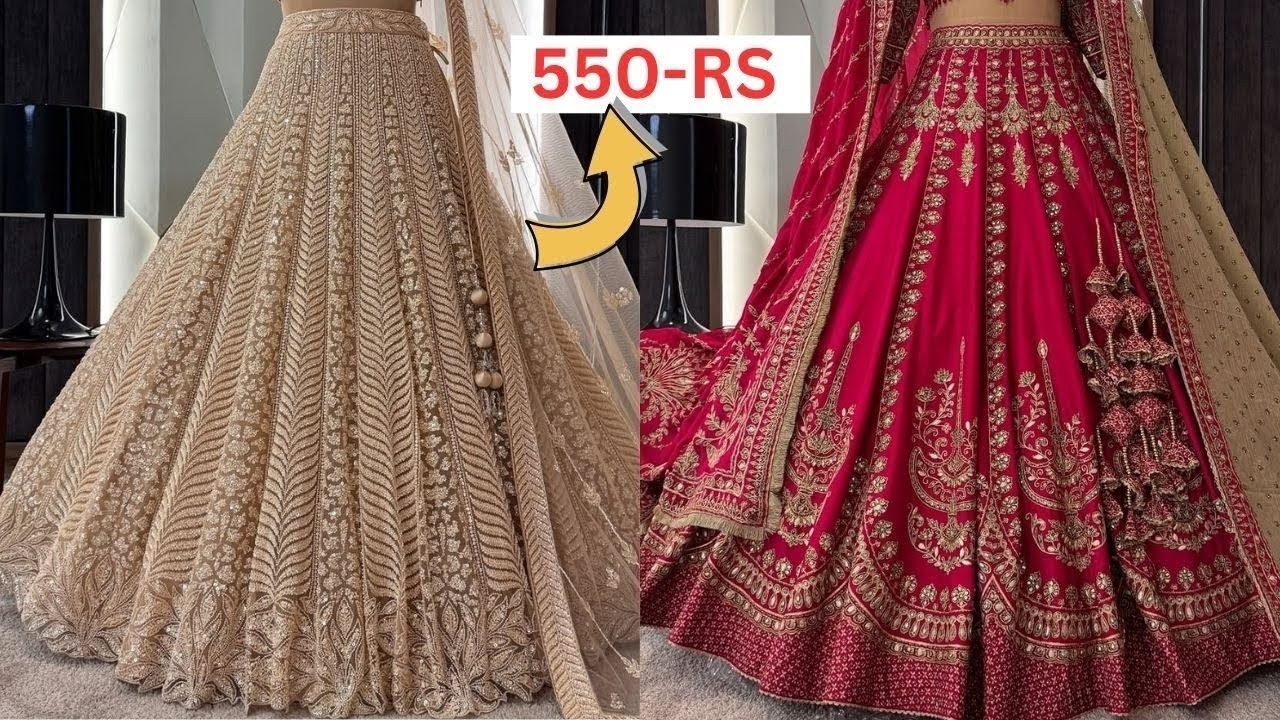 Lehenga wholesale market surat | lehenga with open rate | lehenga manufacturer | bridal lehenga
