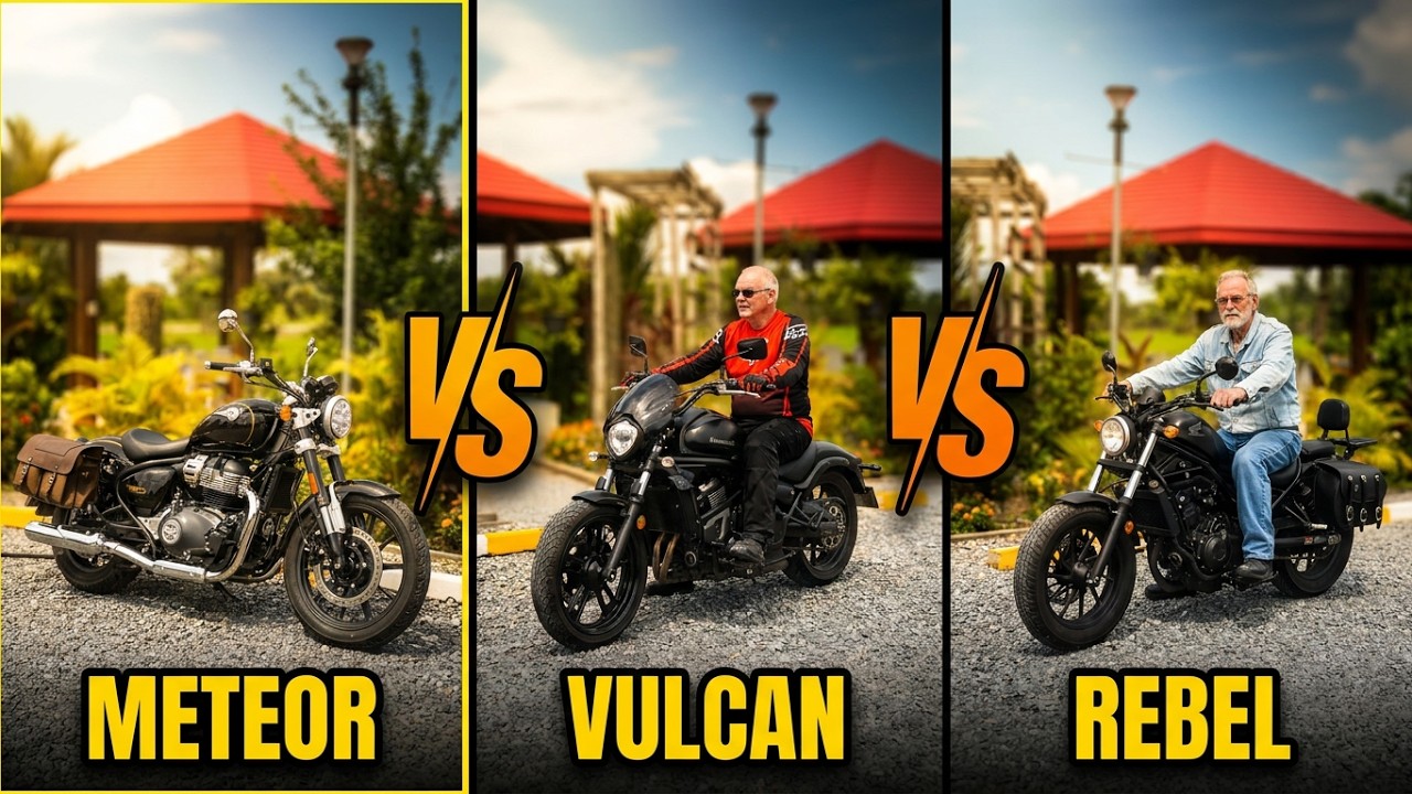 Super Meteor 650 vs Vulcan S vs Rebel 500: Epic Rider Swap & Review!