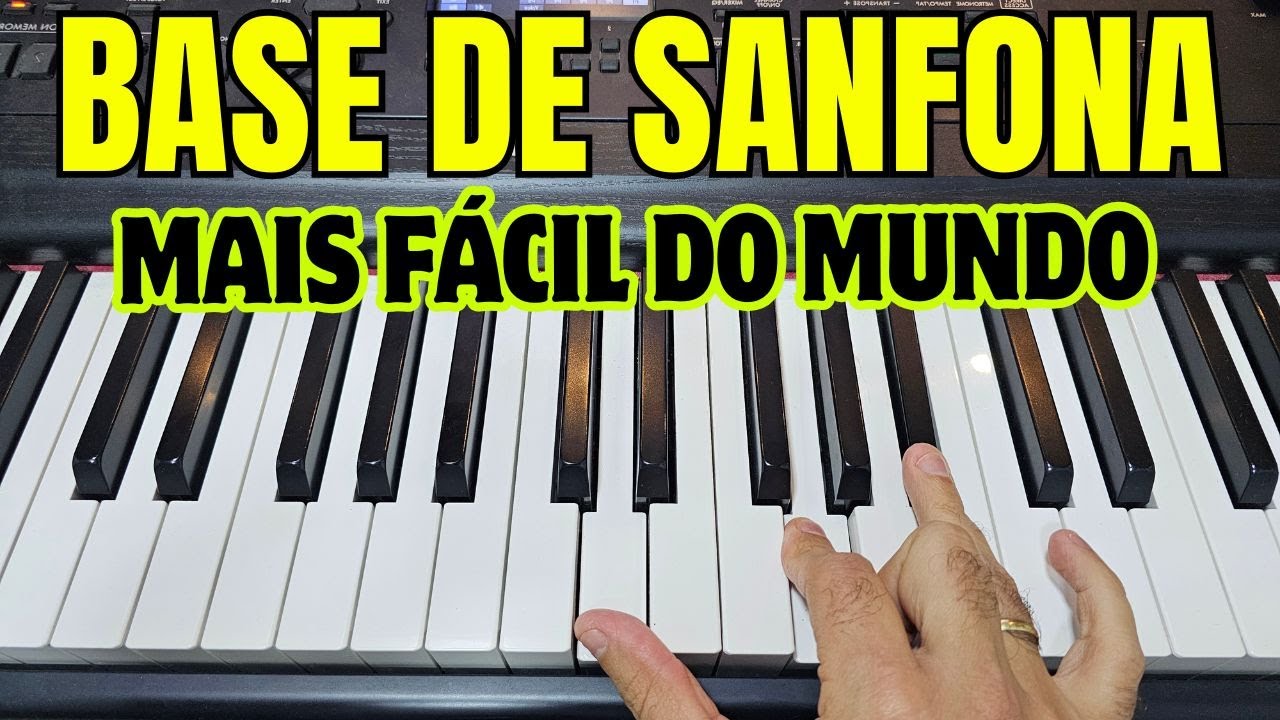 BASE DE SANFONA NO TECLADO MAIS FACIL DO MUNDO!