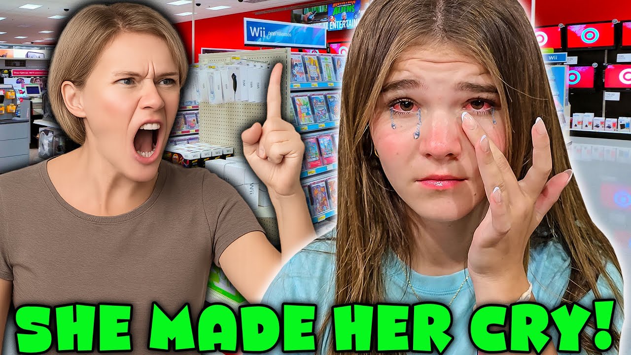 Mean Lady Yelled At Her And MADE HER CRY At The Store!