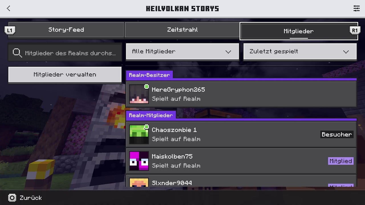 (Minecraft) realm server