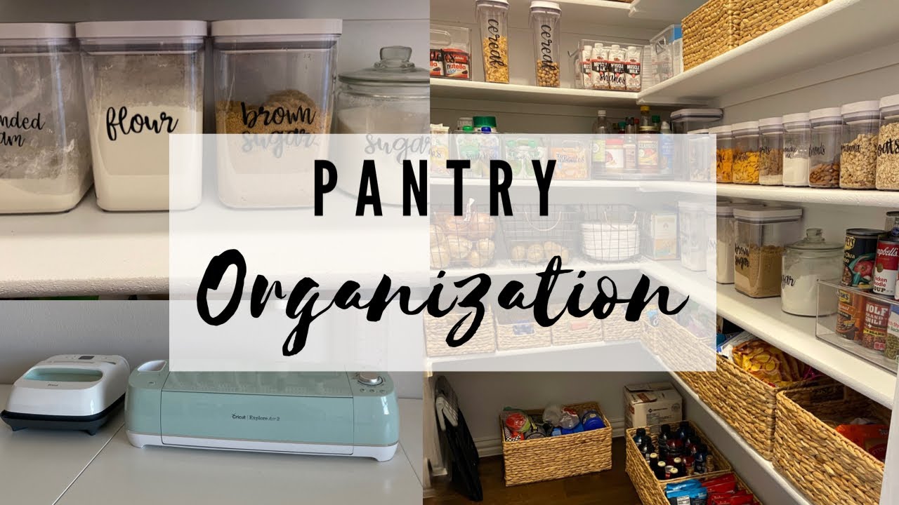Pantry Organization & Tour ft. Cricut Labels