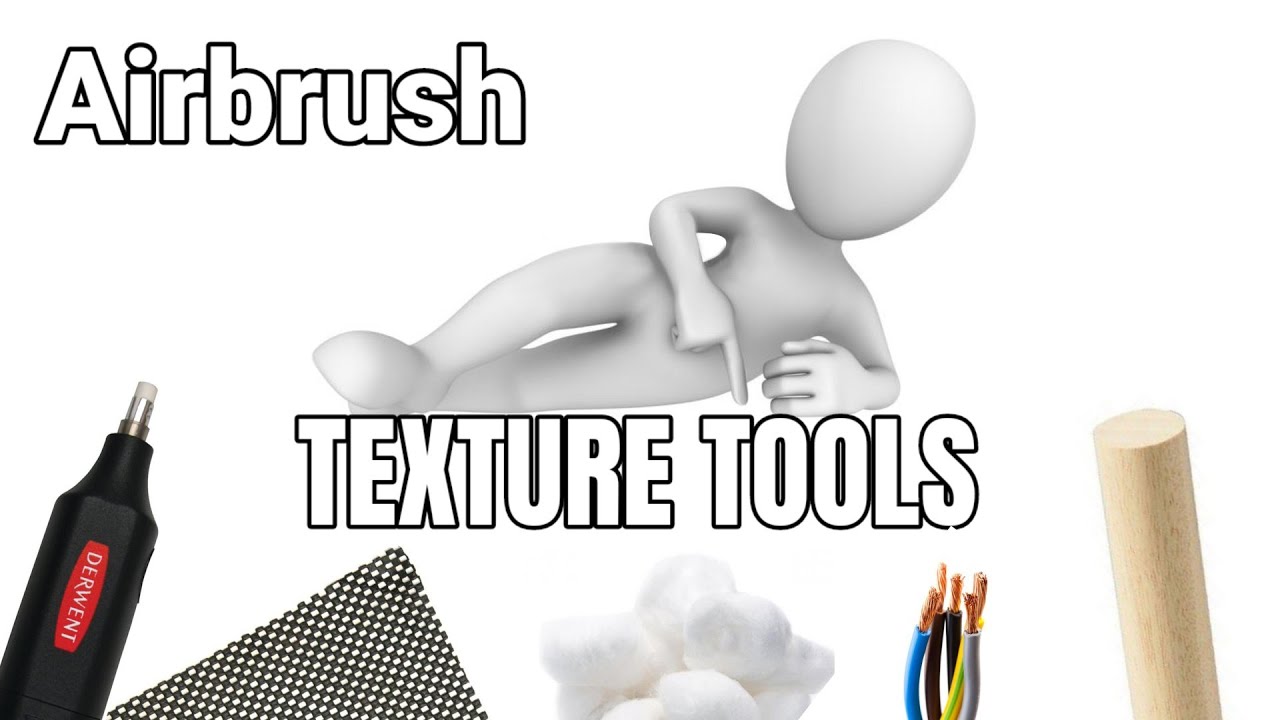 Airbrushing for beginners texture tools for your artwork